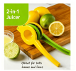 2-in-1 Hand Lemon Lime juice press squeezer Kitchen heavy duty hand juicer US