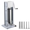 Manual Sausage Stuffer, 11 LBS / 5 L Vertical Meat Stuffer, Heavy Duty Sausage Casing Meat Stuffing Machine