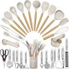 Kitchen Utensils Set 35 PCs Cooking with Grater Spoon