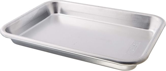 Naturals Eighth Sheet Uncoated Natural Aluminum Commercial Quality Sheet Pan, 1-Pack