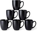 16oz Coffee Mugs Set of 6, Large Ceramic Coffee Mugs for Men Women Dad Mom