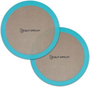 12-Inch Silicone Baking Round Mats Set of 2 - Non-Stick, Heatproof Up to 480Â°F, Flexible for Large Pizza, Cakes, Pastries, Bread, Stackable Storage