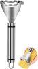 Corn Peeler, Corn Peeler for Corn on the Cob, 304 Stainless Steel Corn Cob Peeler, Corn Cob Stripper Tool, Quickly Remove Corn Kernels from Corn Cobs