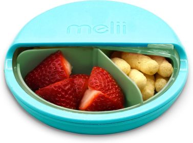 melii Spin Snack Container - BPA-Free, Dishwasher Safe Snack Container for On-The-Go Travel, Healthy Snacking, Eco-Friendly, Lead-Free