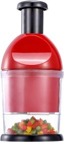 Food Chopper, Hand Chopper Dicer Easy to Clean, Manual Slap Vegetable Cutter Onion Dicer, Garlic Mincer for Onion, Nut, Tomato, Pepper, Celery, etc