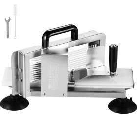 Commercial Tomato Slicer, 1/4 inch Tomato Cutter Slicer, Stainless Steel Heavy Duty Tomato Slicer Machine, Manual Tomato Slicer with Non-slip Feet