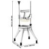 Commercial Vegetable Fruit Chopper 1/4" Blade Heavy Duty Professional Food Dicer Kattex French Fry Cutter Onion Slicer Stainless Steel for Tomato Pepp
