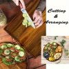 1PC Extra Large 26" X 13" Magnetic Acacia Wood Charcuterie Board with Handles, Perfect for Housewarming, Christmas, And Halloween Gifts.