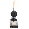Commercial Bubble Waffle Maker, 1400W Egg Pancake Baker Machine, Non-Stick Stainless Steel Egg Bubble Puff, 180Â° Rotatable, Temp and Time Control
