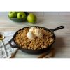 13.25" Seasoned Cast Iron Skillet