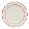 Ainsley 12-Piece Ceramic Dinnerware Set, Coral