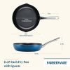 Style 11.25 Inch Nonstick Cookware Frying Pan, Dishwasher Safe and Oven Safe to 500°F, Blue