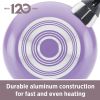 Dishwasher Safe Nonstick 6 Quart Jumbo Cooker Chef's Pan / Saute Pan with Tempered Glass Lid and Helper Handle, Black