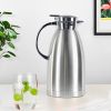 0.61 Gal Stainless Steel Insulated Vacuum Flask – Thermal Water & Coffee Jug, 3-Layer Insulated Bottle for Hot & Cold Drinks