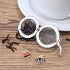 Stainless Steel Mesh Tea Infuser, 2.1 inch Tea Ball with Pumpkin Ornaments Tea Strainer Tea Diffuser Tea Steeper for Filtering Tea