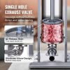 Manual Sausage Stuffer, 7 L / 15 LBS Vertical Sausage Machine, Dual-Speed Meat Stuffer, Made of Food-Grade 304 Stainless Steel