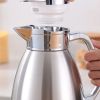 0.61 Gal Stainless Steel Insulated Vacuum Flask – Thermal Water & Coffee Jug, 3-Layer Insulated Bottle for Hot & Cold Drinks