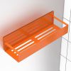 4 Pack Magnetic Spice Storage Rack Organizer for Refrigerator and Oven, Orange Fridge Organizers and Storage