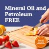 Non Toxic Cutting Boards - Cutting Board Set Free of Mineral Oil, Made of FSC Acacia Wood - Cutting Boards for Kitchen - Includes 3 Chopping Boards