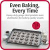 Everday Nonstick Carbon Steel 15' x 21' Baking Sheet Set, 2 Pack – Extra-Large Carbon Steel Cooking Pans, Bakeware Set, Cookie Sheets for Baking