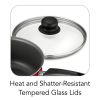 Non-Stick Red Cookware Set, 9 Piece