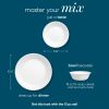 Winter Frost White 12-Piece Glass Dinnerware Set (Service for 4)