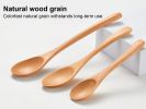 6 Piece Small Wooden Spoons Set - Premium Beech Wood Spoons in 3 Sizes (4.9", 5.9", 7.1") for Honey, Tea, Coffee