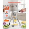 French Fry Cutter, 1/2" Blade Commercial Vegetable Chopper, Lever-Action Vegetable Dicer with Ergonomic Handle
