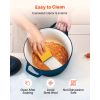 Enameled Cast Iron Dutch Oven, 6 Quart Pot with Lid and Dual Handles, Heavy-Duty Durable Cookware Pan, Oven Induction Compatible up to 500 F, for Brai