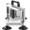 Commercial Tomato Slicer, 1/4 inch Tomato Cutter Slicer, Stainless Steel Heavy Duty Tomato Slicer Machine, Manual Tomato Slicer with Non-slip Feet