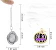 Stainless Steel Mesh Tea Infuser, 2.1 inch Tea Ball with Pumpkin Ornaments Tea Strainer Tea Diffuser Tea Steeper for Filtering Tea