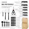 22-Piece Never Sharpening HigH Carbon Stainless Steel
