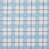 Daisy Woven Fabric Tablecloth, Blue, 70" Round