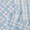 Daisy Woven Fabric Tablecloth, Blue, 60" W x 102" L