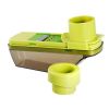 Veggie Lover's Compact Palm Sized Mini Grater and Veggie Slicer
