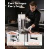 Manual Sausage Stuffer, 7 LBS / 3 L Vertical Meat Stuffer, Heavy Duty Sausage Casing Meat Stuffing Machine