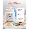 Upright Automatic Ice Cream Maker with Built-in Compressor, 1 Quart No Pre-freezing Gelato Maker & Frozen Yogurt Machine