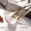 Elegant White Gold Silicone Cooking Utensils Set - Non-Toxic, Dishwasher Safe Kitchen Utensils Set with Heat Resistant Comfort Handles - Includes Spat