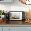 0.7 Cu ft Countertop Microwave Oven, 700 Watts, Black, New (Shipment from Walmart)