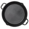 Kitchen Cooking Pre-Seasoned Cast Iron Pot with Handle
