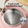 Tea Kettle, Tea Pot with Cool Touch Ergonomic Handle, Teapot Food Grade Stainless Steel, Tea Kettle Stovetop, Kettle Teapot, Whistling Tea Kettles