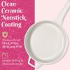 4 Quart Cast Aluminum Jumbo Cooker, White Rainbow Iridescent