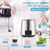 1.1Gal Water Distiller, 0.4Gal/H, Distilled Water Maker Machine 1750W 0-99H Timing Dual Temp Display