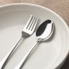6.7 Inch Stainless Steel Dessert Spoons – 6.7 Inch Mirror Polished Flatware, Modern Silver Spoons for Ice Cream, Pudding, Coffee, Tea & Everyday Use