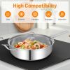 Pots and Pans Set with Handles for Household