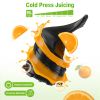 Cold Press Juicer with 6 in. Wide Feed Chute, Slow Masticating Juicer (FBA warehouse)
