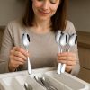 Teaspoons Stainless Steel, 6.7 inches Dessert Spoons Silverware Tablespoon for Coffee Cereal Eating, Home Dinner, Kitchen or Restaurant,10PCS