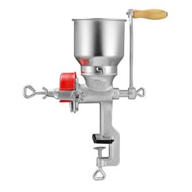 Manual Grain Mill with High Hopper, Hand-Crank Corn Grinder (Material: Cast Iron, Capacity: High Hopper)