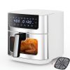 6.34QT Multi-Function Air Fryer with Ceramic Coating Suitable for Roast, Bake, Broil, Dehydrate, Reheat & Keep Warm, Digital Temperature (90°F-450°F)