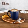 12oz Coffee Mugs Set of 6, Large Ceramic Coffee Mugs for Man, Woman, Dad, Mom
